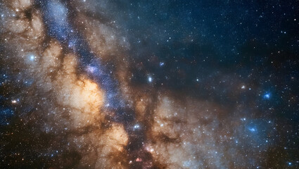 Fototapeta premium Celestial dreamscape a journey