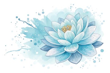 Obraz premium white water lily