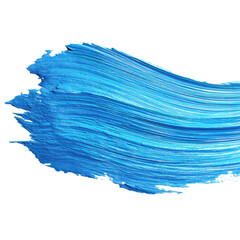 Stunning Blue Abstract Paint Stroke - A Vibrant Graphic Design , isolated on white background PNG