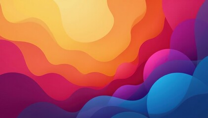 Fototapeta premium Subtle overlapping circles creating a flowing design, curve, minimal