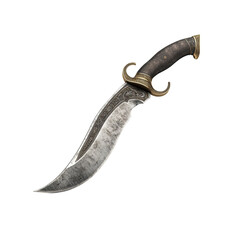 Obraz premium Ornate Antique Dagger with Intricate Metalwork and Aged Finish