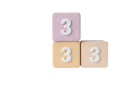 Three blocks stacked images, photos, illustration, horizontal