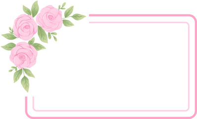 Floral Decorative Frame 