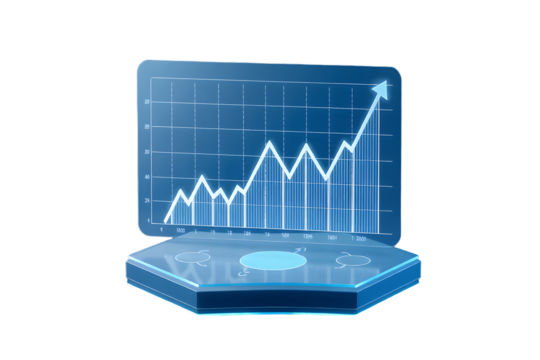 Growth chart analysis images, photos, illustration, horizontal