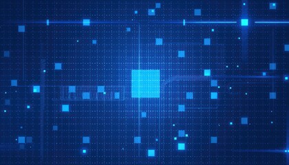 Abstract Digital Network Data Flow Visualization Background