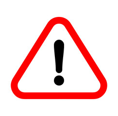 danger signs, warning signs, attention signs, exclamation marks. Danger warning icon