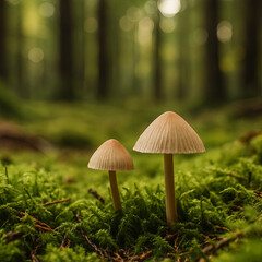 Fototapeta premium mushroom in the forest