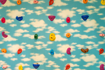 ボルダリングの壁のグラフィック素材