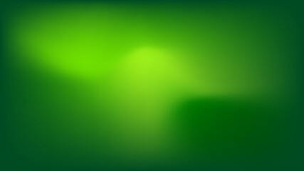 Luminous Green Abstract Background with Soft Gradients