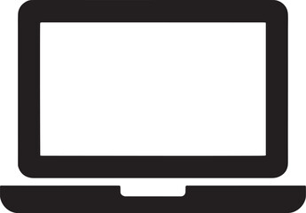Laptop Icon – Technology and Digital Workspace Symbol
