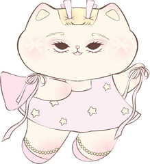 Angel fairy coquette cat