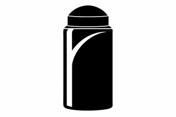 Deodorant Stick Silhouette Vector Illustration 