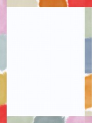 Watercolor frame design