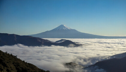 Fototapeta premium 富士山 日本 ai生成画像