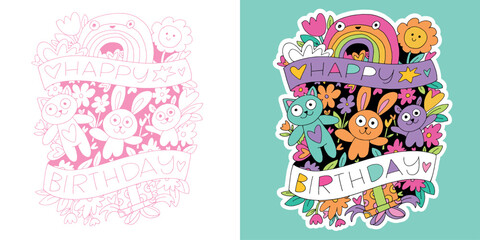 Cute hand drawn doodle lettering quote. Lettering for t-shirt design, mug print, bag print, clothes fashion. 100% hand drawn vector image.
