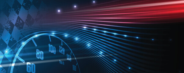 Abstract fast racing speed background