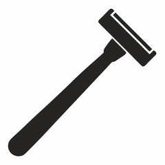Shaving razor icon vector on white background.