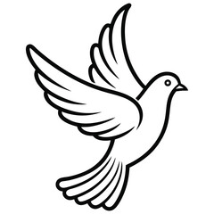 pigeon art vector