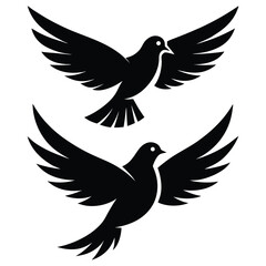 Pigeon Silhouette Icon