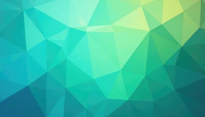 Fototapeta premium Subtle geometric pattern in calming blues & greens, vibrant, tranquil