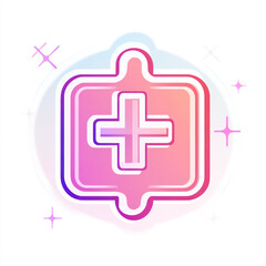 Fototapeta premium vector illustration of a cross