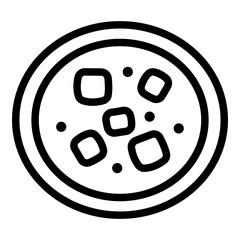 Curry icon. Vector line icon