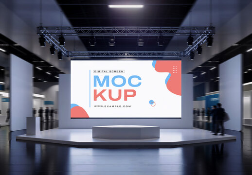 Event Hall Screen Mockup