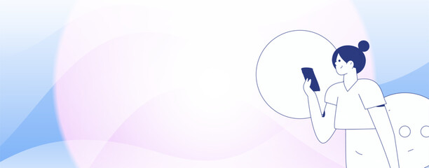 Communicate with consultants flat vector character concept operation hand drawn illustration
