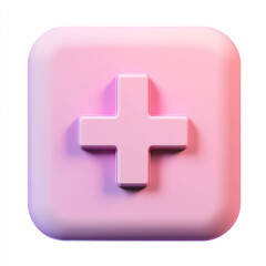 Obraz premium red cross button