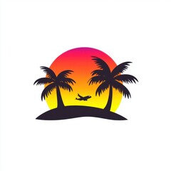 Tropical Sunset Flight