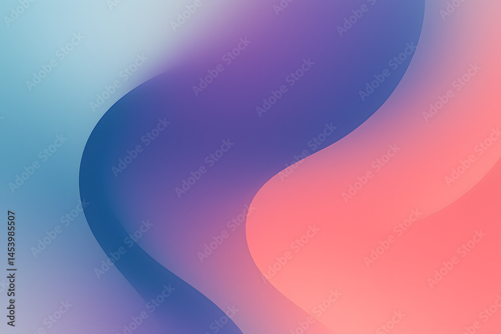 Poster abstract flow of colors: an artistic display of fluid forms and blended hues, evoking a sense of dyn