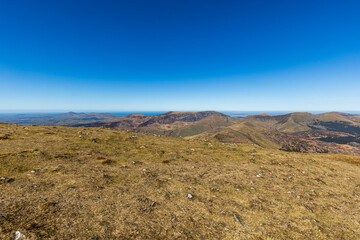 Trail on the cricular route of Moel Hebog, Beddgelert, Snowdonia national park