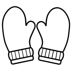 Minimal Mittens Vector on White