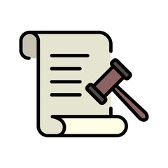 Court Document Law Icon