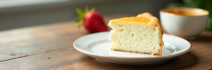White porcelain dinnerware, simple white cake, cake, refined