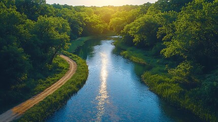 Narrow bridge stretching across blue water high resolution image