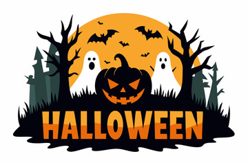 halloween pumpkin vector