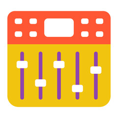 Audio Mixer Icon Design