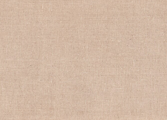 Close-up of a Natural Linen Fabric Texture