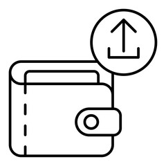 wallet-upload icon