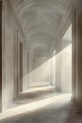 Museum Corridor Sunlight