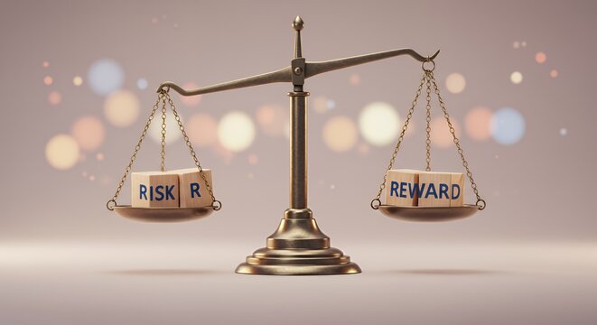 Balancing Risk and Reward: A Conceptual Image of Decision-Making