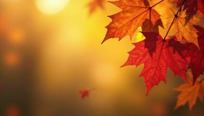 Abstract autumn leaves forming a late-season design , fall, design