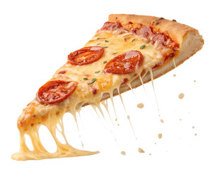 pizza isolated on white background