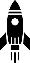 Simple rocket icon