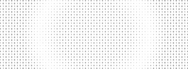matrix style binary code digital falling numbers blue background	