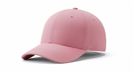 Blank pink cap mockup for design presentation	