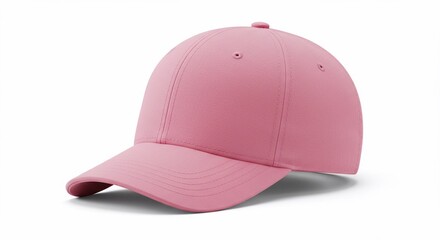 Blank pink cap mockup for design presentation	