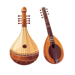 String instruments  PNG on a transparent background.