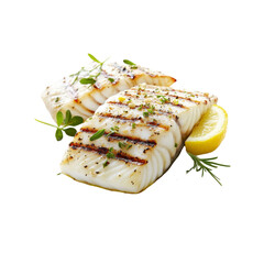 Delicious Grilled Fish Fillet with Lemon and Herbs